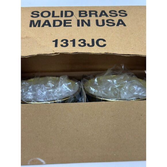 VTG Home Interiors Solid Bristol Brass & Copper 3.25" Decorative Container Pot - Picture 8 of 8